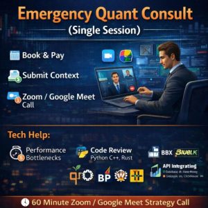 Emergency Quant Consult (Single Session)